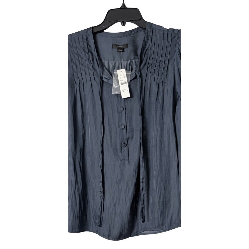 NWT J. Crew Womens Long Sleeve Button Casual Dress Lightweight Shirt Blouse M - Picture 3 of 13